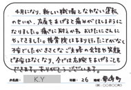 金沢市栗崎町 20代 肩の痛み